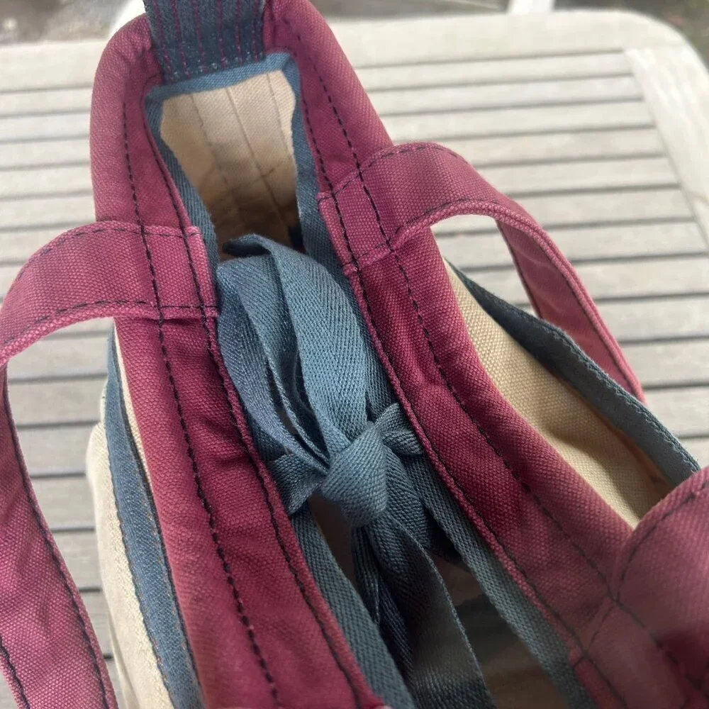 Lucky Brand Dungarees Canvas Tote Bucket Bag